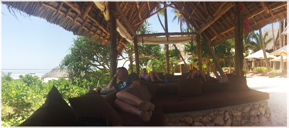 Relaxing at Ananzi Resort